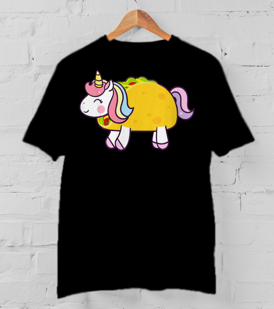Unicorn Taco Animal Funny Mexican Cinco T-Shirt