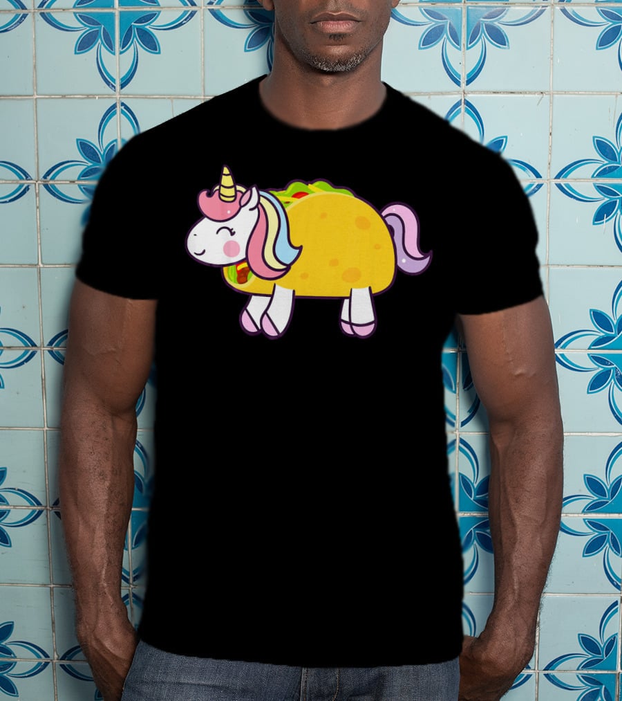 Unicorn Taco Animal Funny Mexican Cinco T-Shirt
