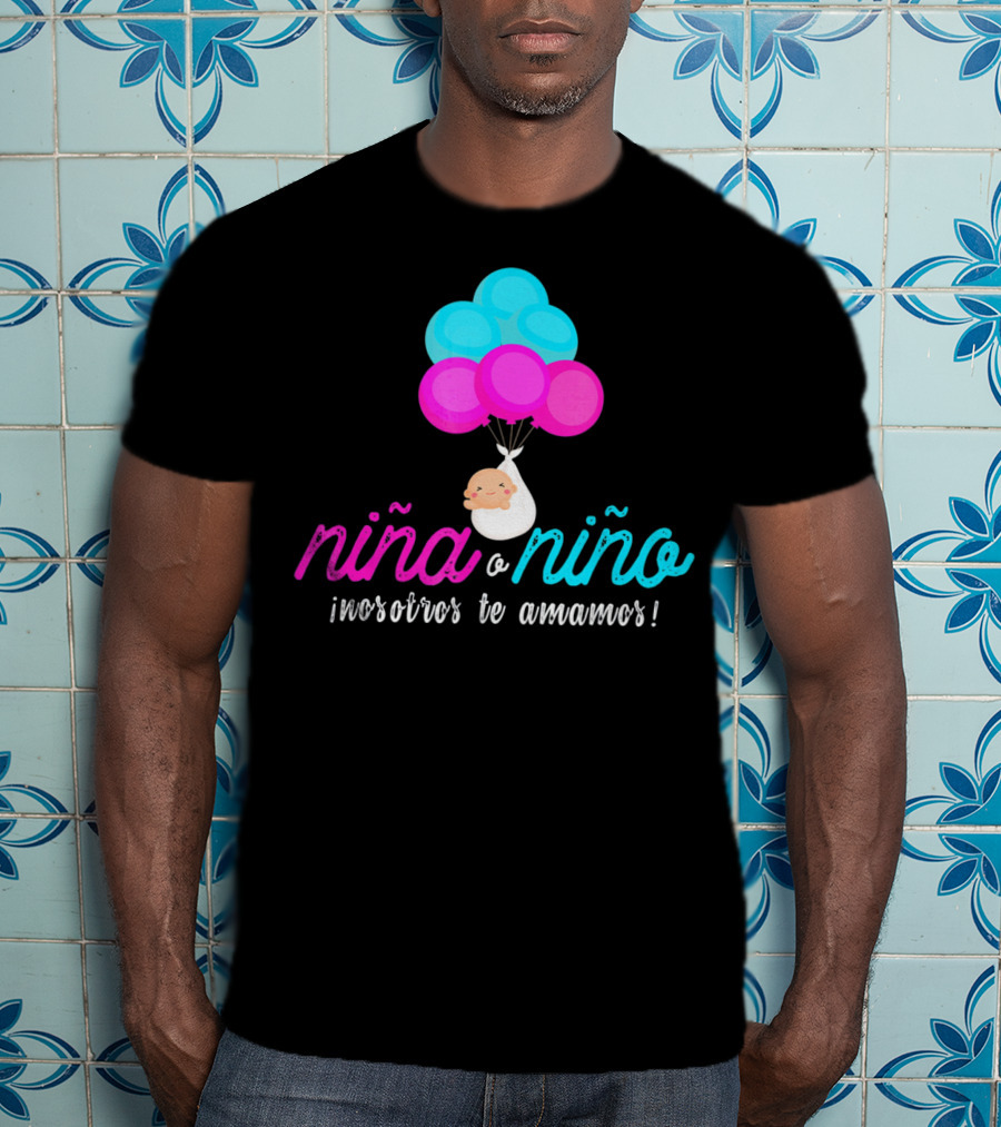 Niña O Niño Nosotros Te Amamos Playera Latino Revelación T-Shirt
