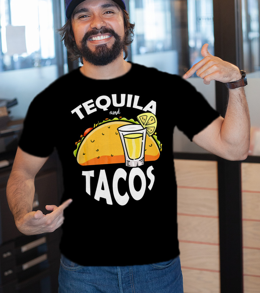 Tequila And Tacos Lime Cinco De Mayo Fiesta T-Shirt
