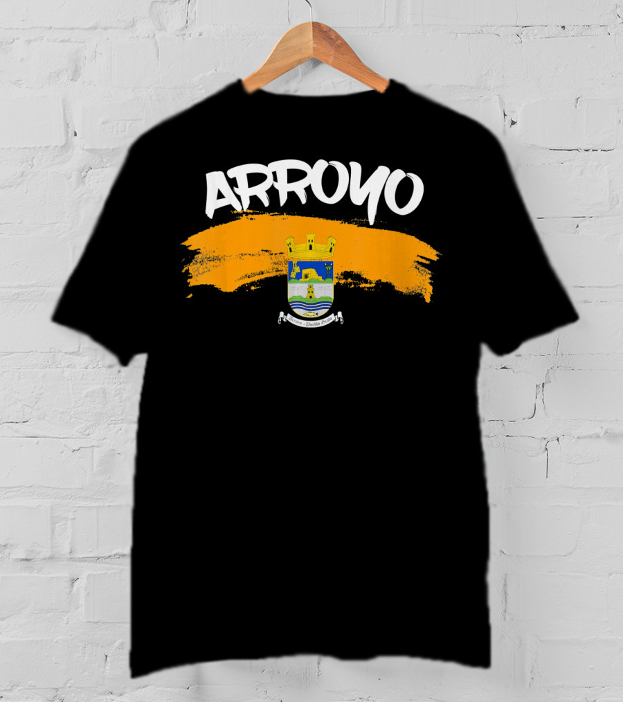 Arroyo Puerto Rico Crest Camisas De Puerto Rico Hecho En Arroyo T-Shirt