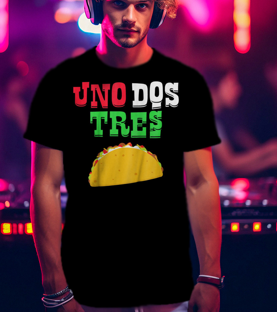 Uno Dos Tres Taco Kids Funny T-Shirt