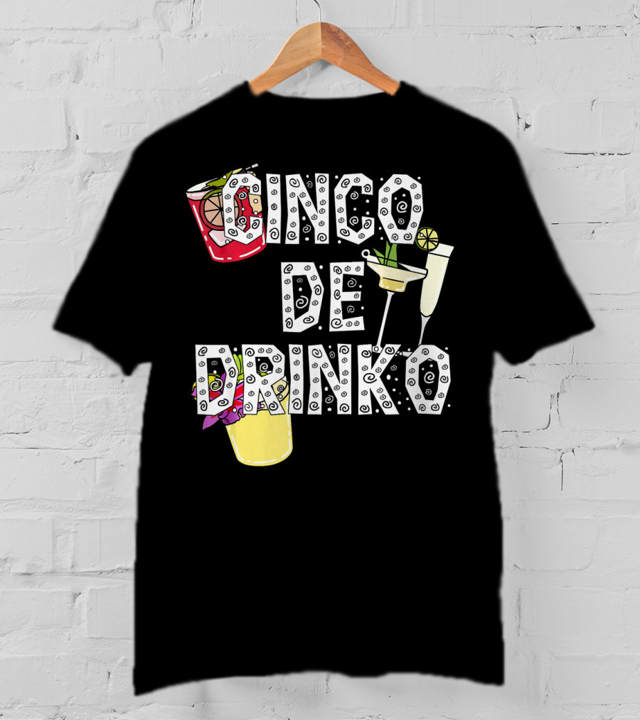 Cinco De Drinko Margarita Cocktail Beer Lover Cinco T-Shirt