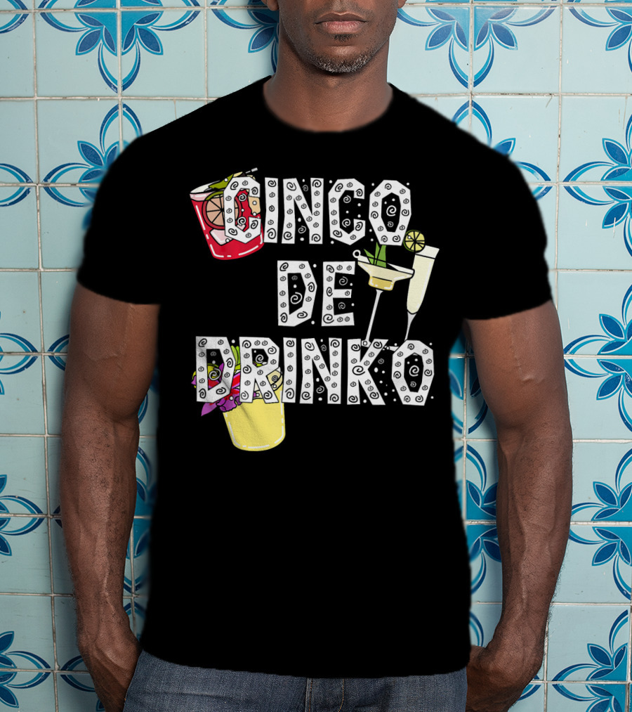 Cinco De Drinko Margarita Cocktail Beer Lover Cinco T-Shirt