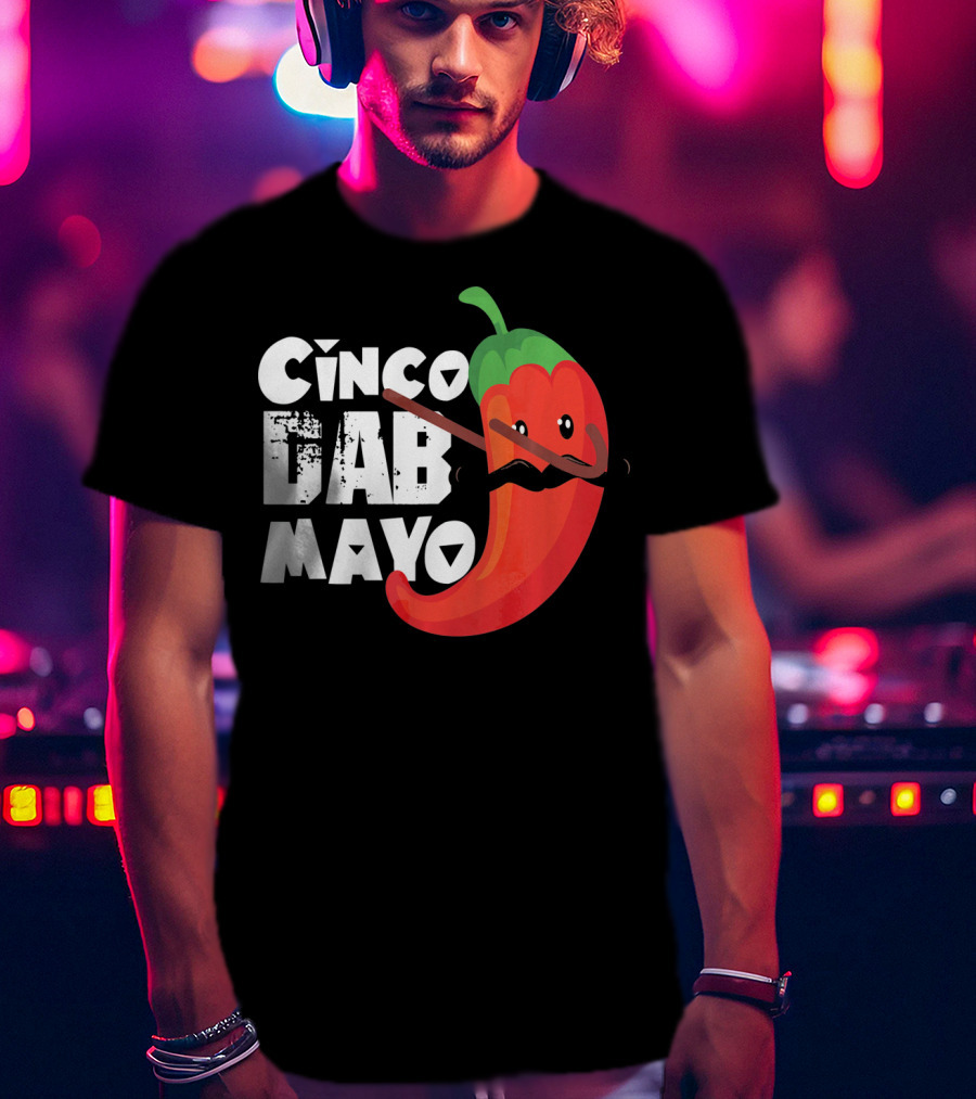 Cinco De Mayo Dab Pepper T-Shirt