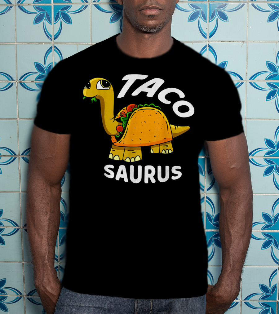 Tacosaurus Dinosaur Humor Cinco De Mayo T-Shirt