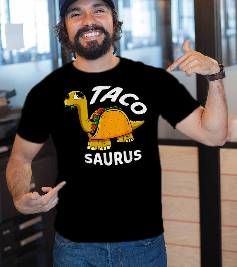 Tacosaurus Dinosaur Humor Cinco De Mayo T-Shirt