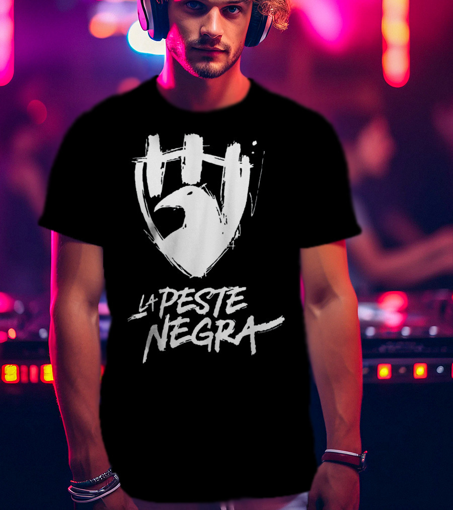 Club De Cuervos La Peste Negra Logo Shield T-Shirt