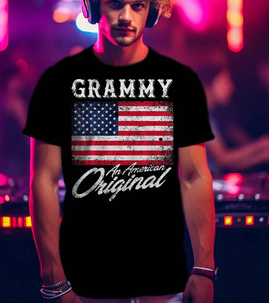 GRAMMY An American Original With USA Flag T-Shirt