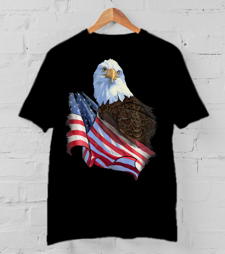 American Flag Eagle Independence T-Shirt