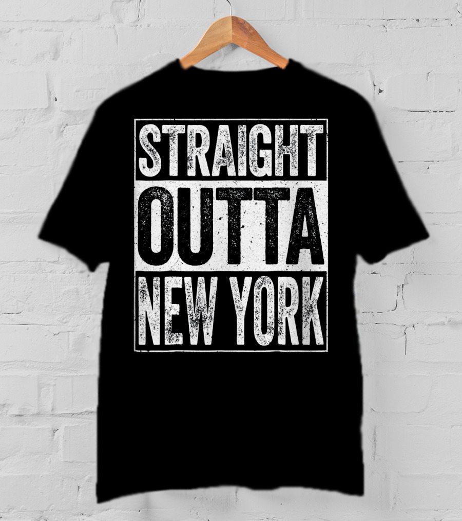 Straight Outta New York Patrioti T-Shirt