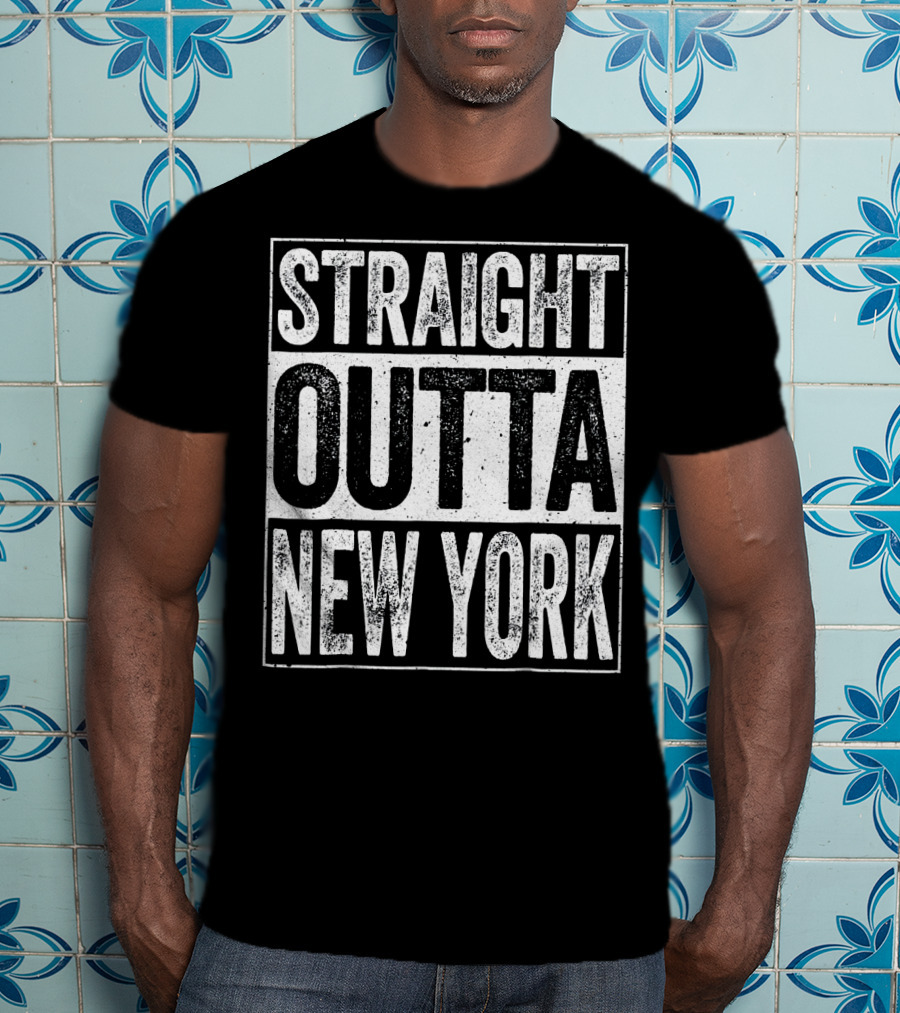 Straight Outta New York Patrioti T-Shirt