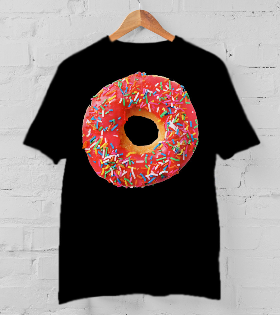 Sprinkles Donut For The Donuts Lover Gla With Colorful Toppings T-Shirt