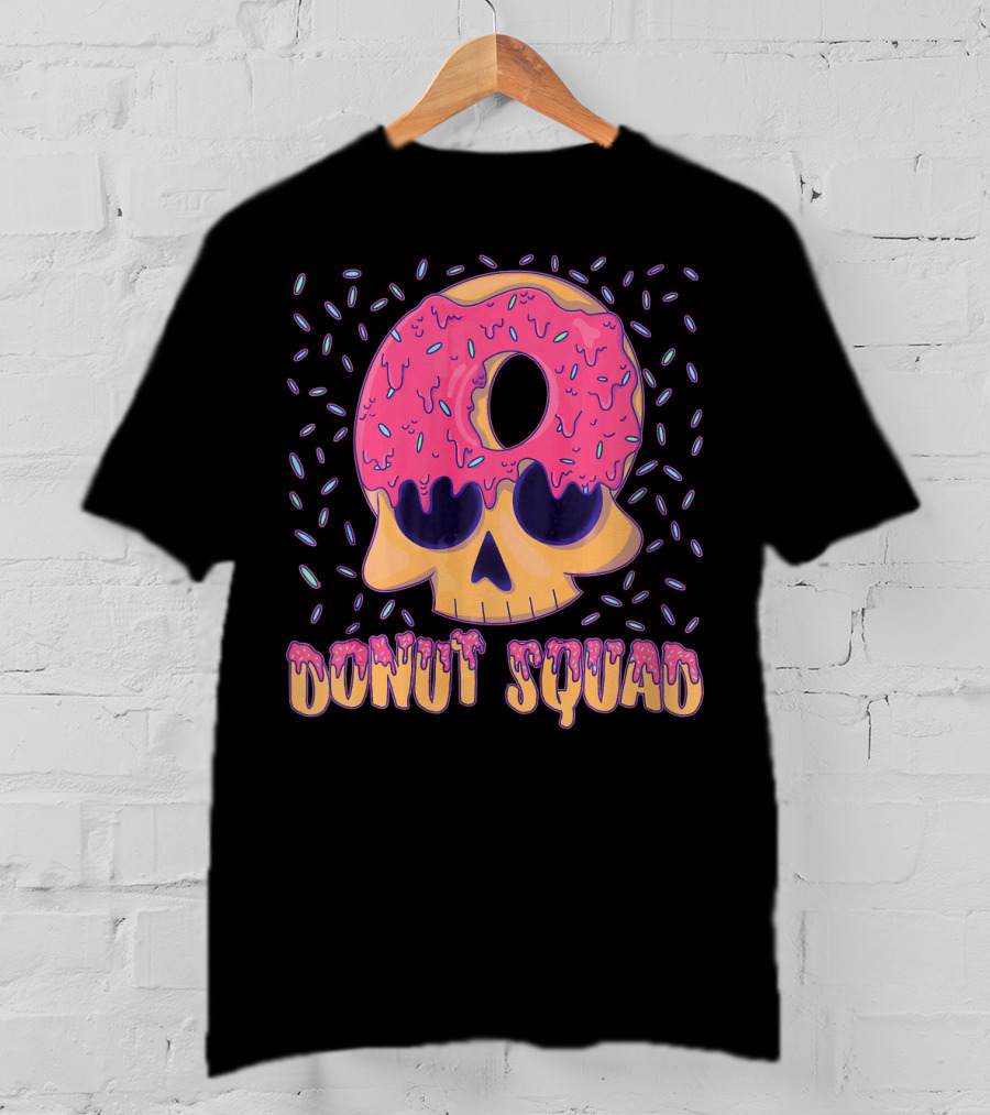 Donut Squad Skull Sprinkles T-Shirt