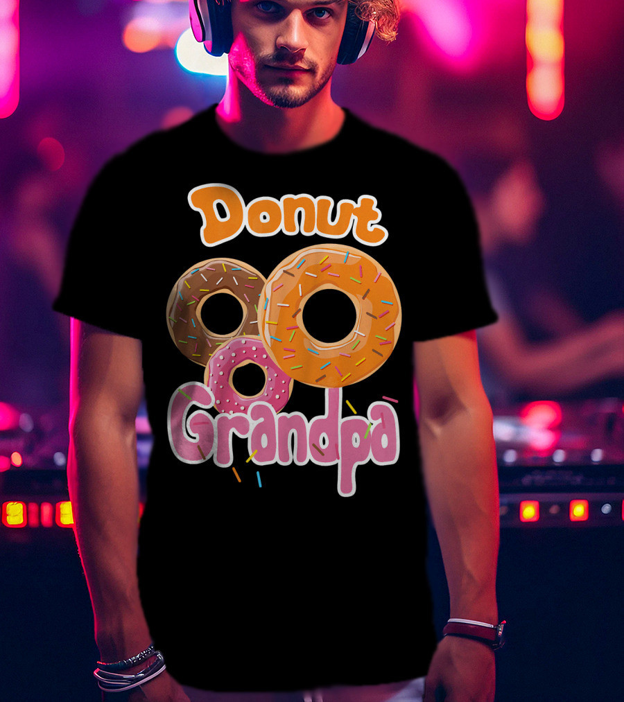 Donut Grandpa Trio Sprinkles T-Shirt