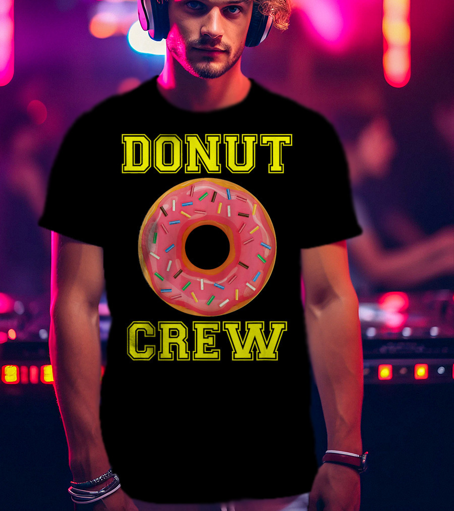 Donut Crew Fun Birthday Party Group T-Shirt