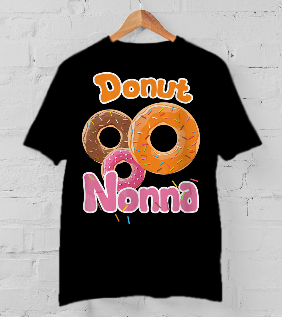 Donut Nonna Colorful Sprinkled Doughnuts T-Shirt