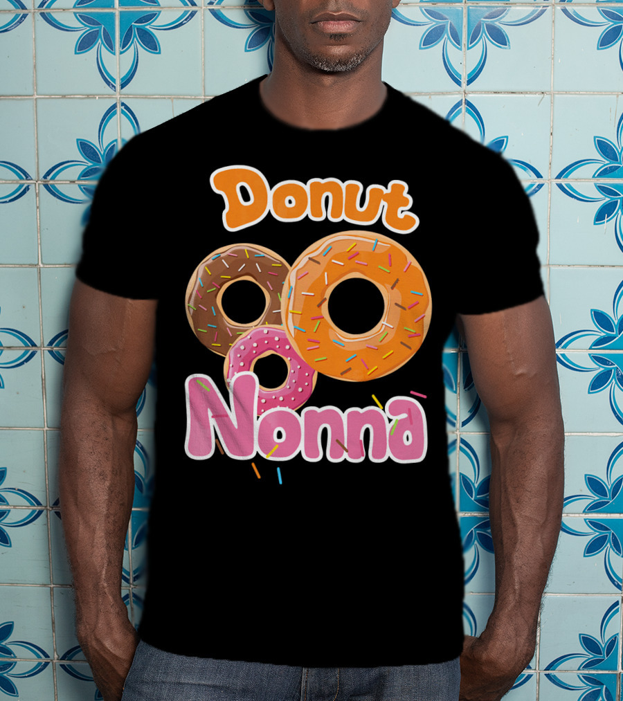 Donut Nonna Colorful Sprinkled Doughnuts T-Shirt