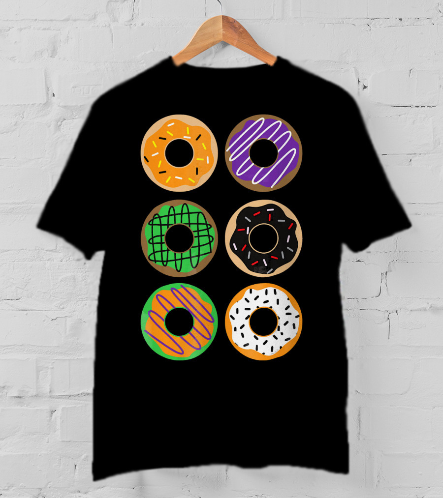 Halloween Donuts Festive Treats With Colorful Icing And Sprinkles T-Shirt