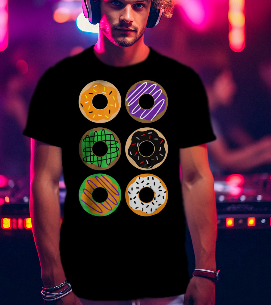 Halloween Donuts Festive Treats With Colorful Icing And Sprinkles T-Shirt