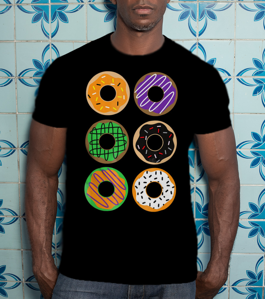 Halloween Donuts Festive Treats With Colorful Icing And Sprinkles T-Shirt