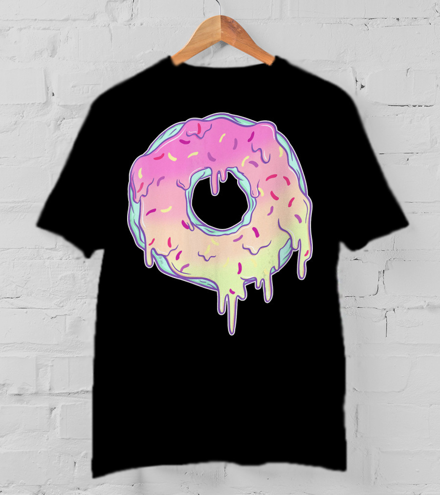 Dripping Pastel Donut Aesthetic Got T-Shirt
