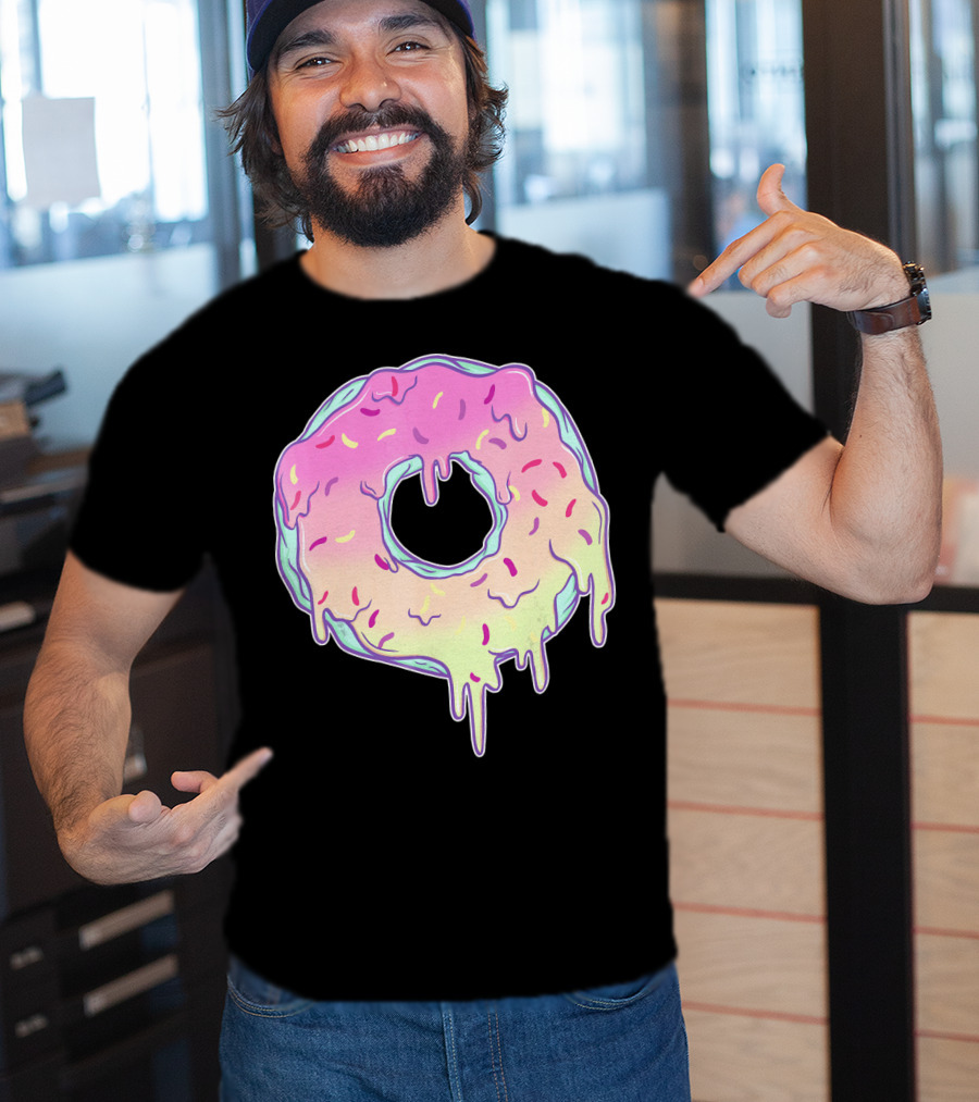 Dripping Pastel Donut Aesthetic Got T-Shirt