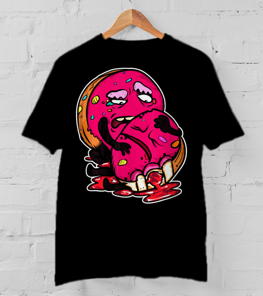 Funny Donut Dark Humor Eating Another Donut T-Shirt