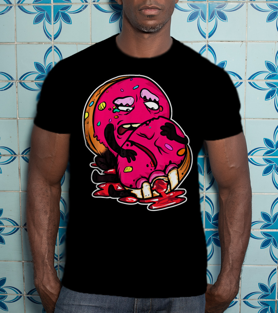Funny Donut Dark Humor Eating Another Donut T-Shirt