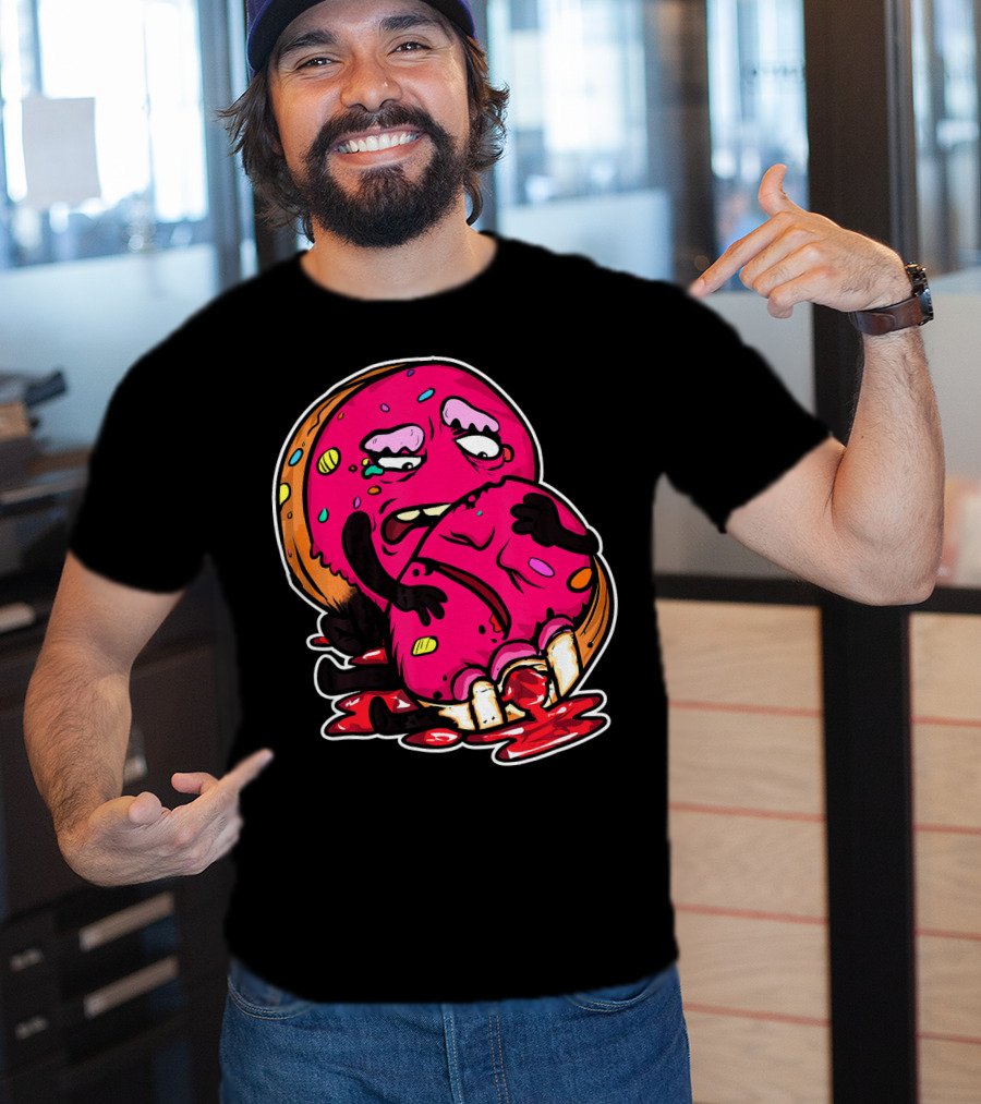 Funny Donut Dark Humor Eating Another Donut T-Shirt