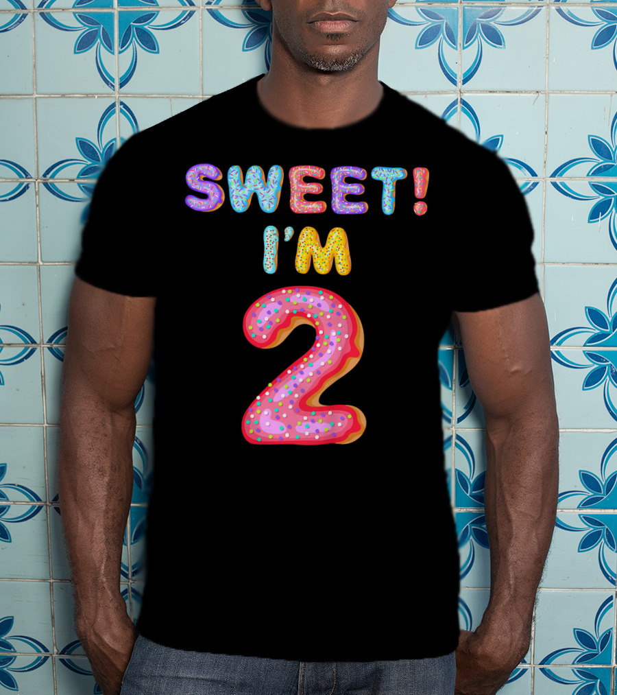 Sweet I'm 2 Kids 2nd Birthday T-Shirt