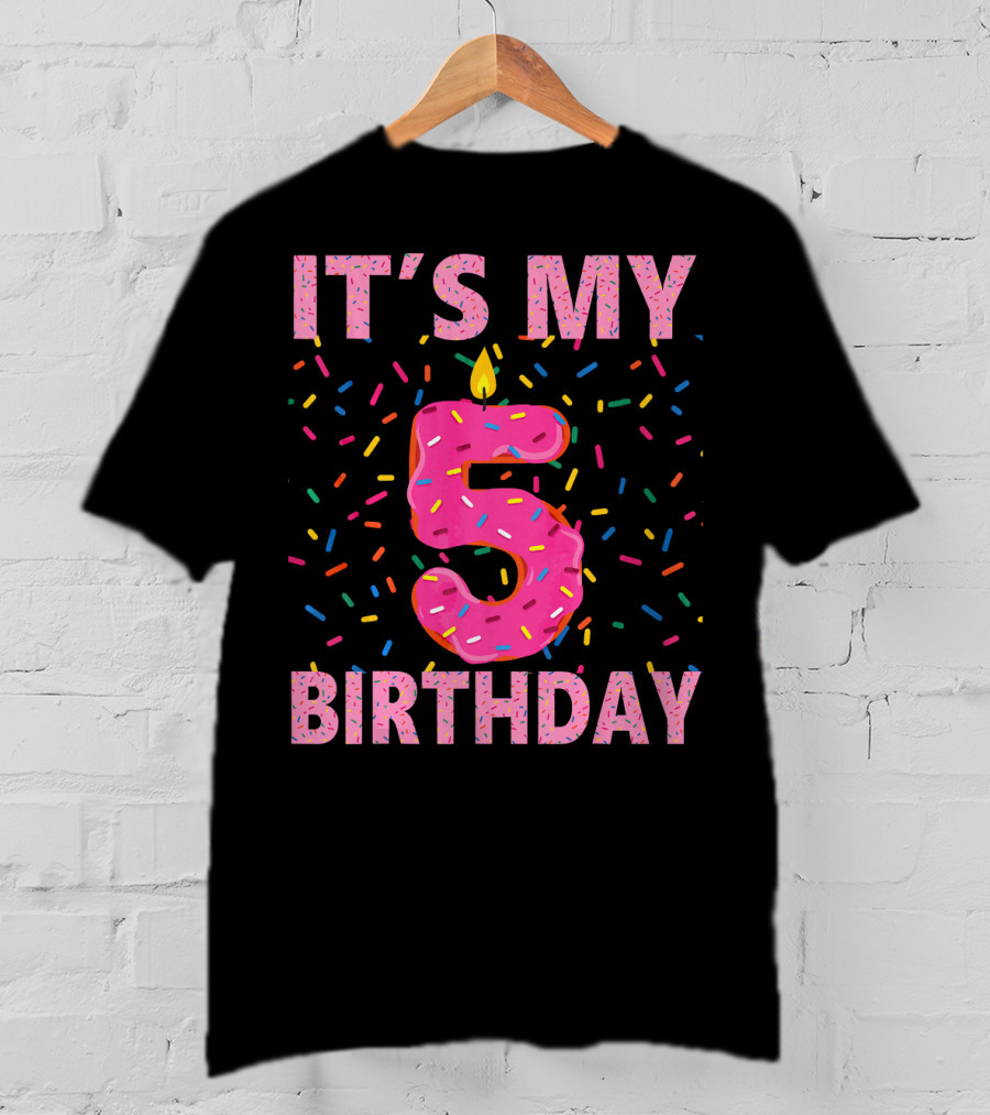 It's My 5 Birthday Sweet Donut T-Shirt