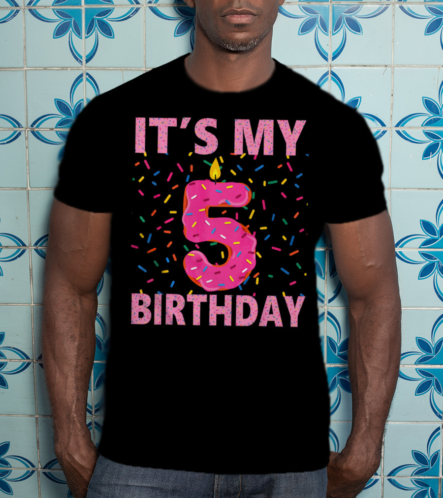 It's My 5 Birthday Sweet Donut T-Shirt
