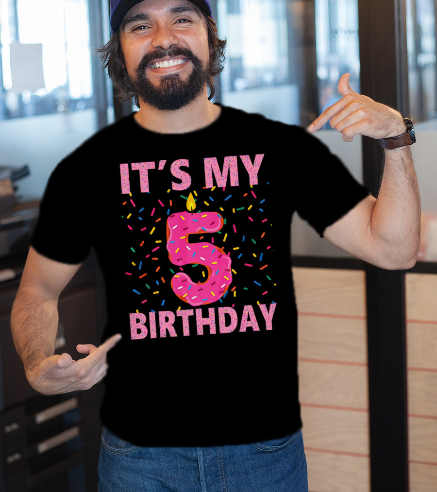 It's My 5 Birthday Sweet Donut T-Shirt