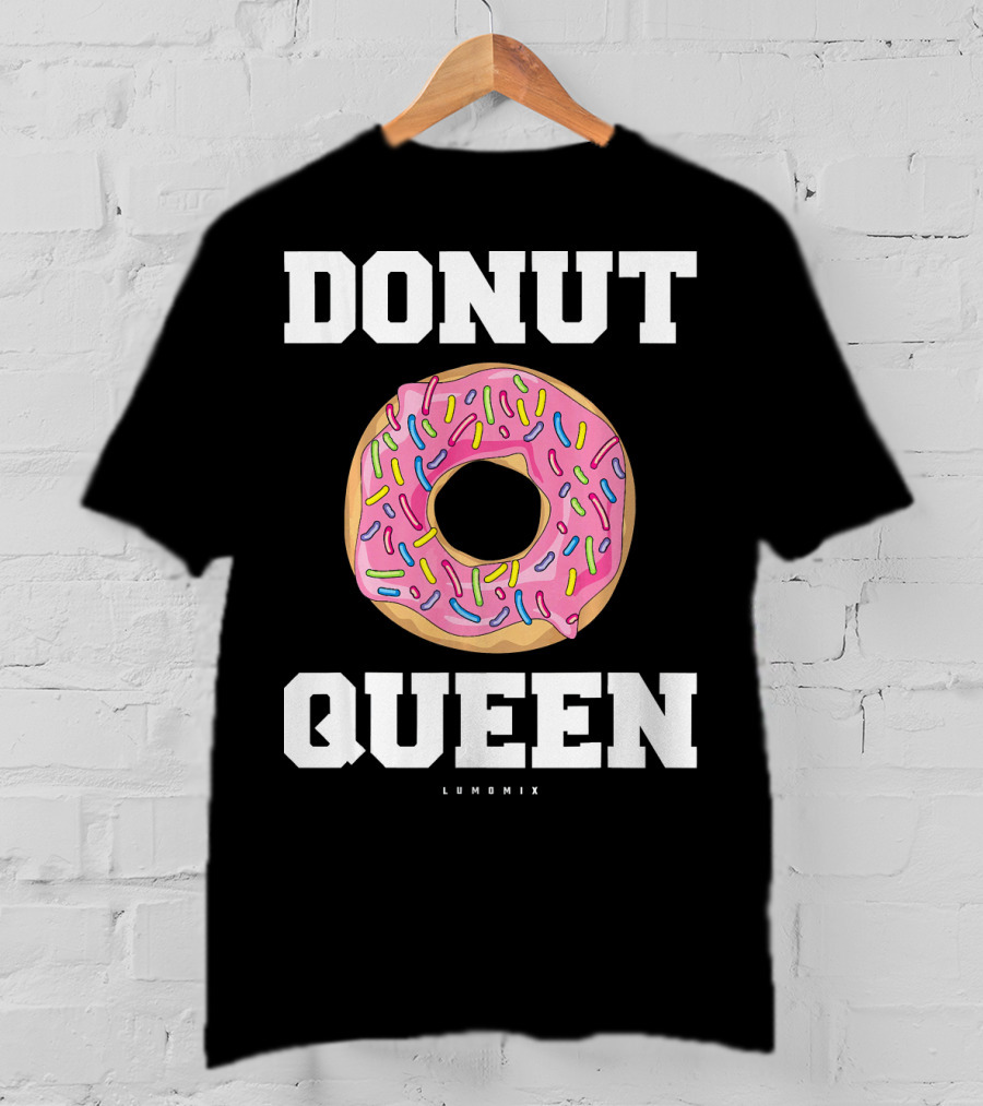 Donut Queen Pink Frosted Sprinkles Lumomix T-Shirt