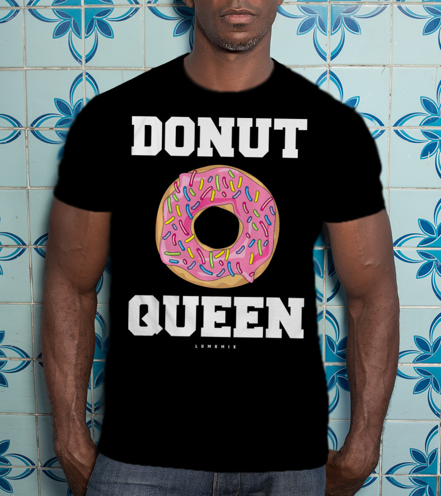 Donut Queen Pink Frosted Sprinkles Lumomix T-Shirt
