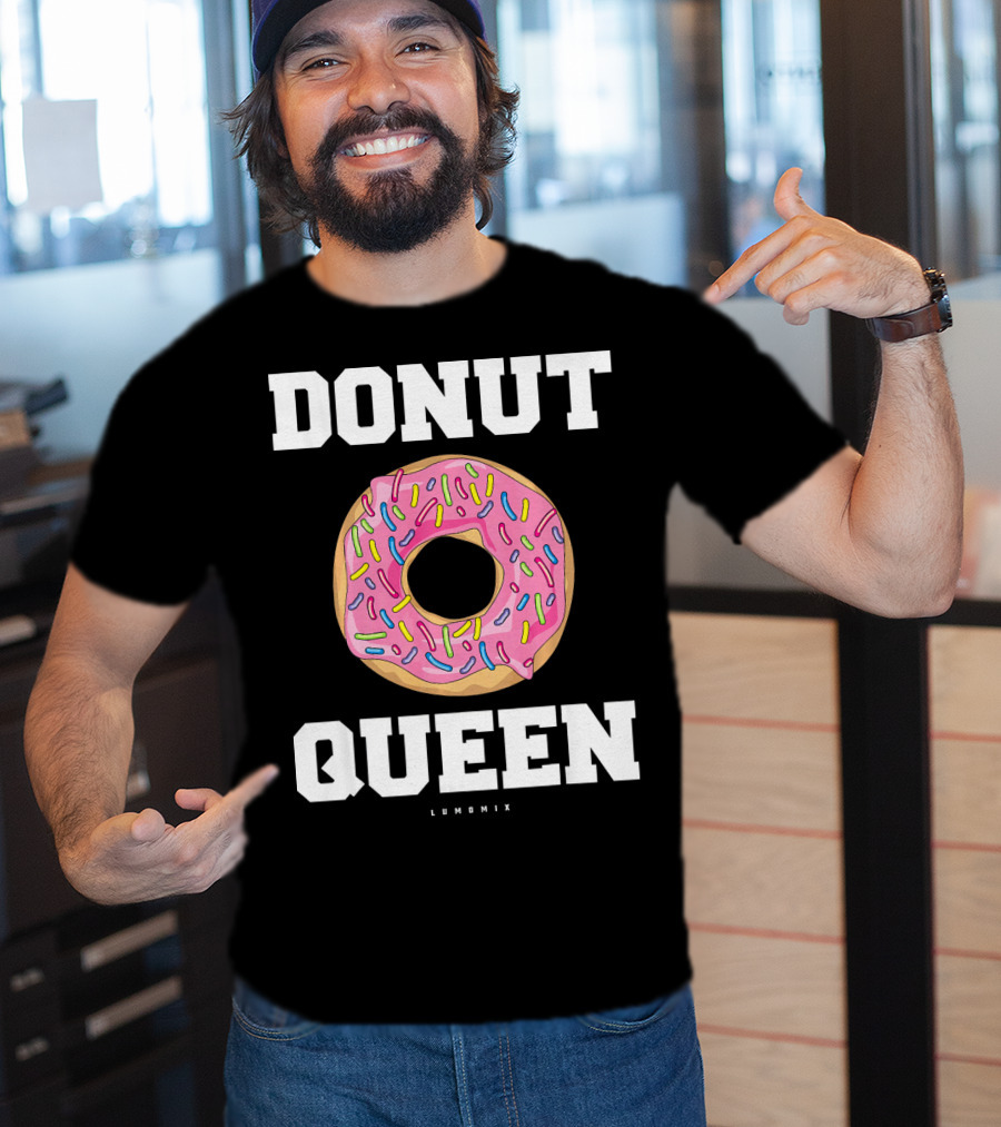 Donut Queen Pink Frosted Sprinkles Lumomix T-Shirt