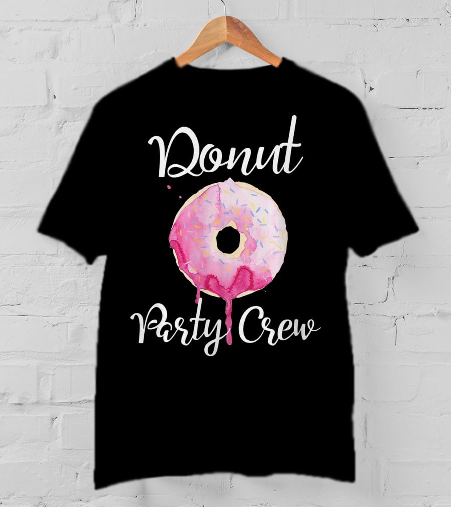 Donut Party Crew Donut Birthday T-Shirt