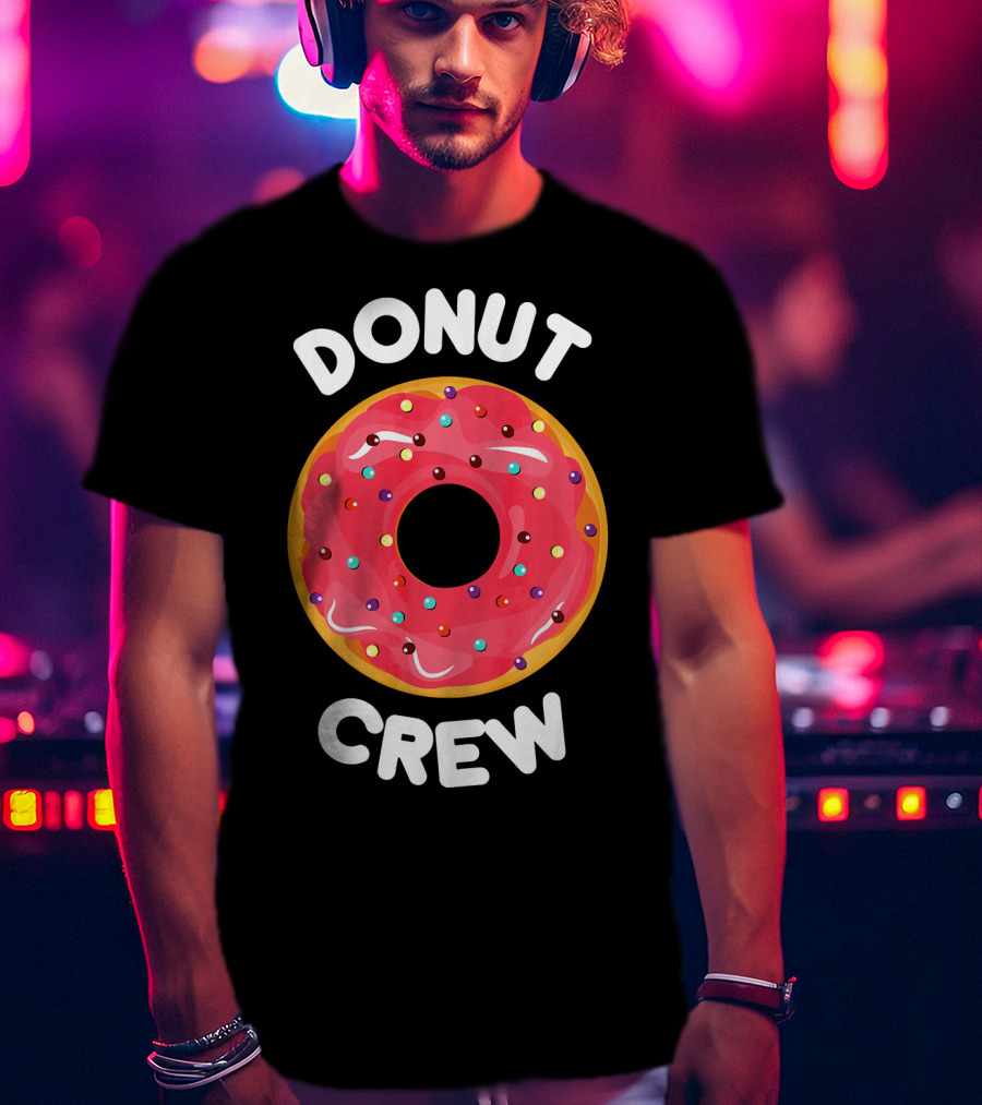 Donut Crew Sprinkles Party T-Shirt