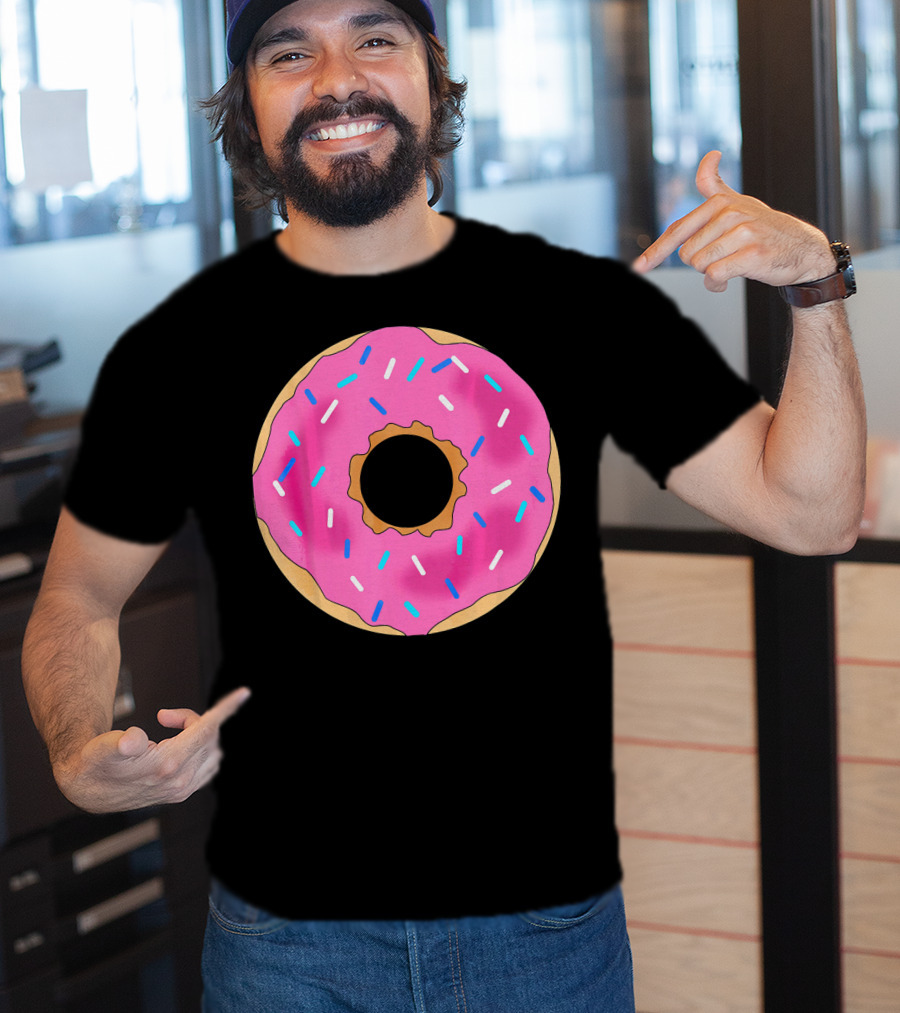 Donut Girls Tod Pink Frosted Sprinkles T-Shirt