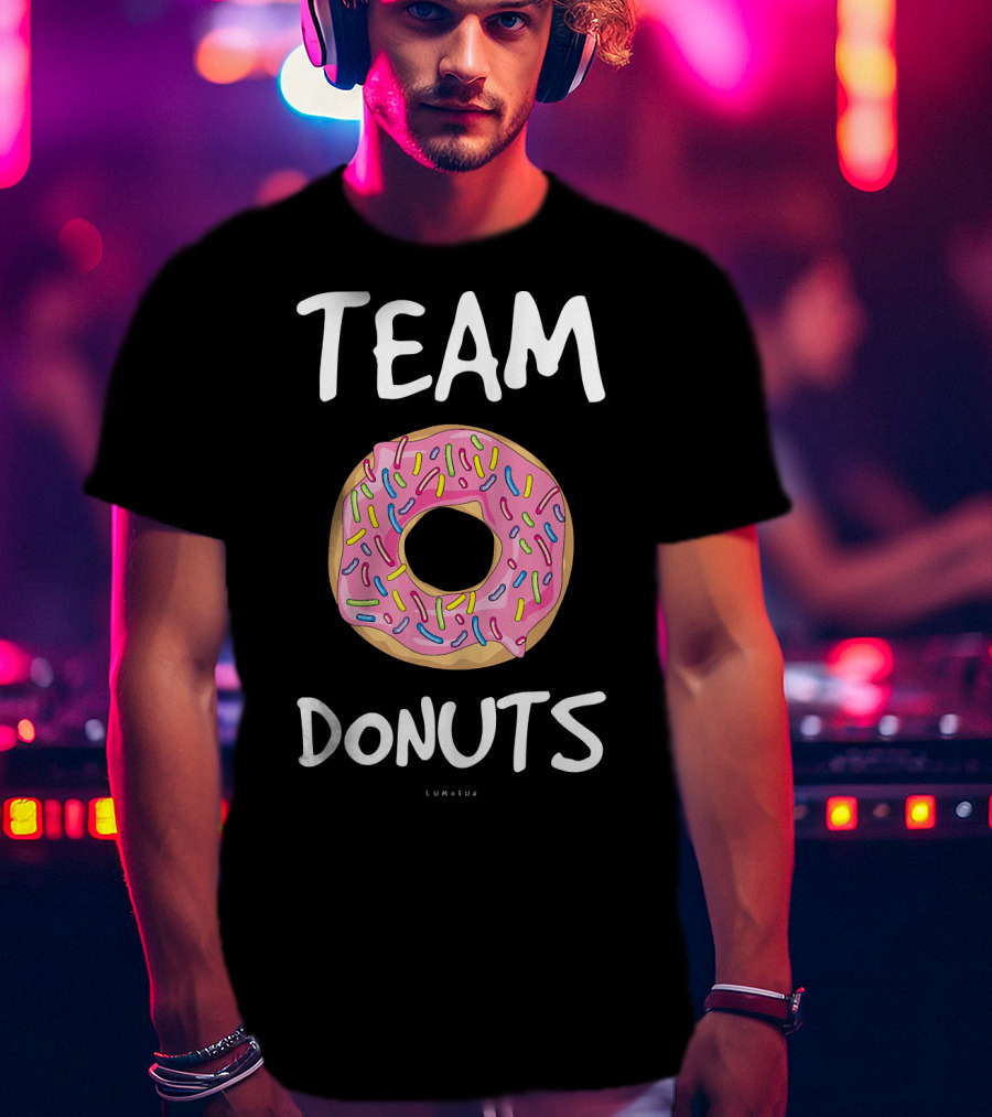 Team Donuts Funny Lumaliux T-Shirt