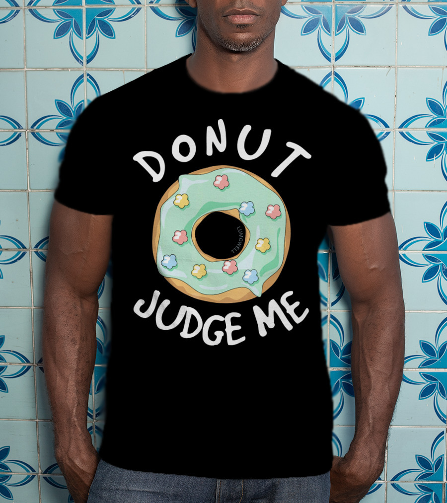 Donut Judge Me Mint Frosted With Sprinkles T-Shirt