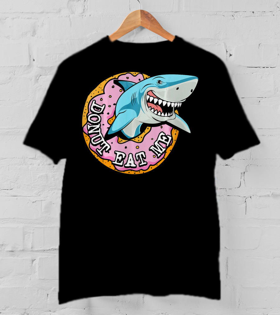 Donut Eat Me Shark Ocean Me T-Shirt