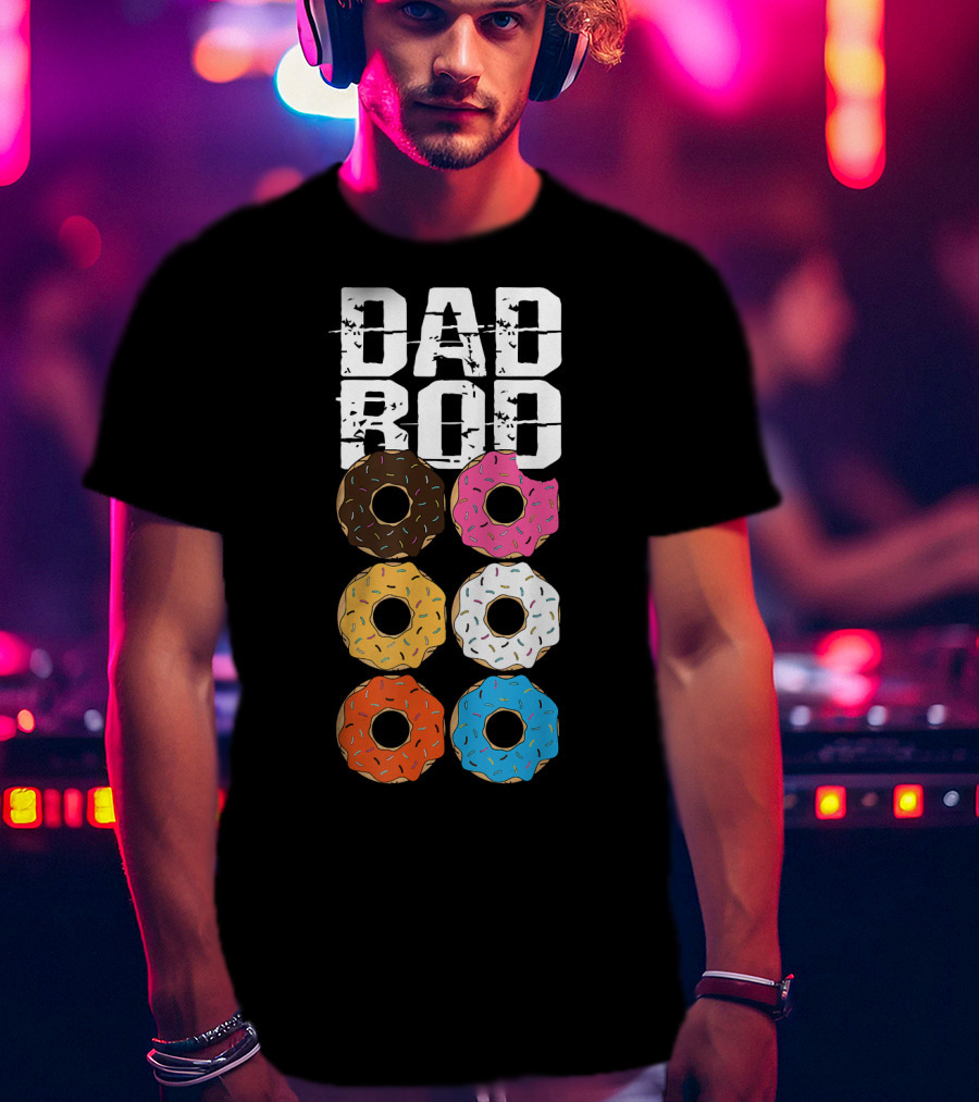 Dad Bod Six Pack Donut T-Shirt