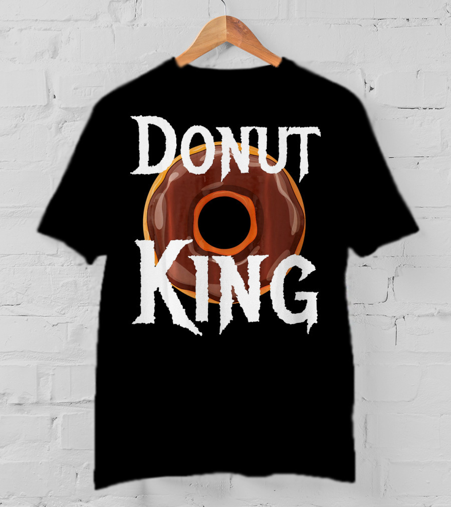 Donut King Food Lover Chocolate Glazed Enthusiast T-Shirt