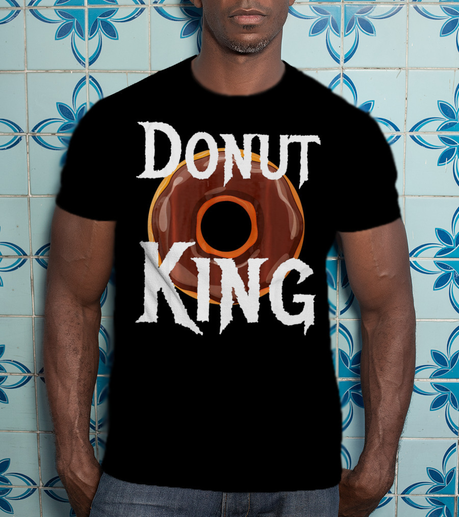 Donut King Food Lover Chocolate Glazed Enthusiast T-Shirt