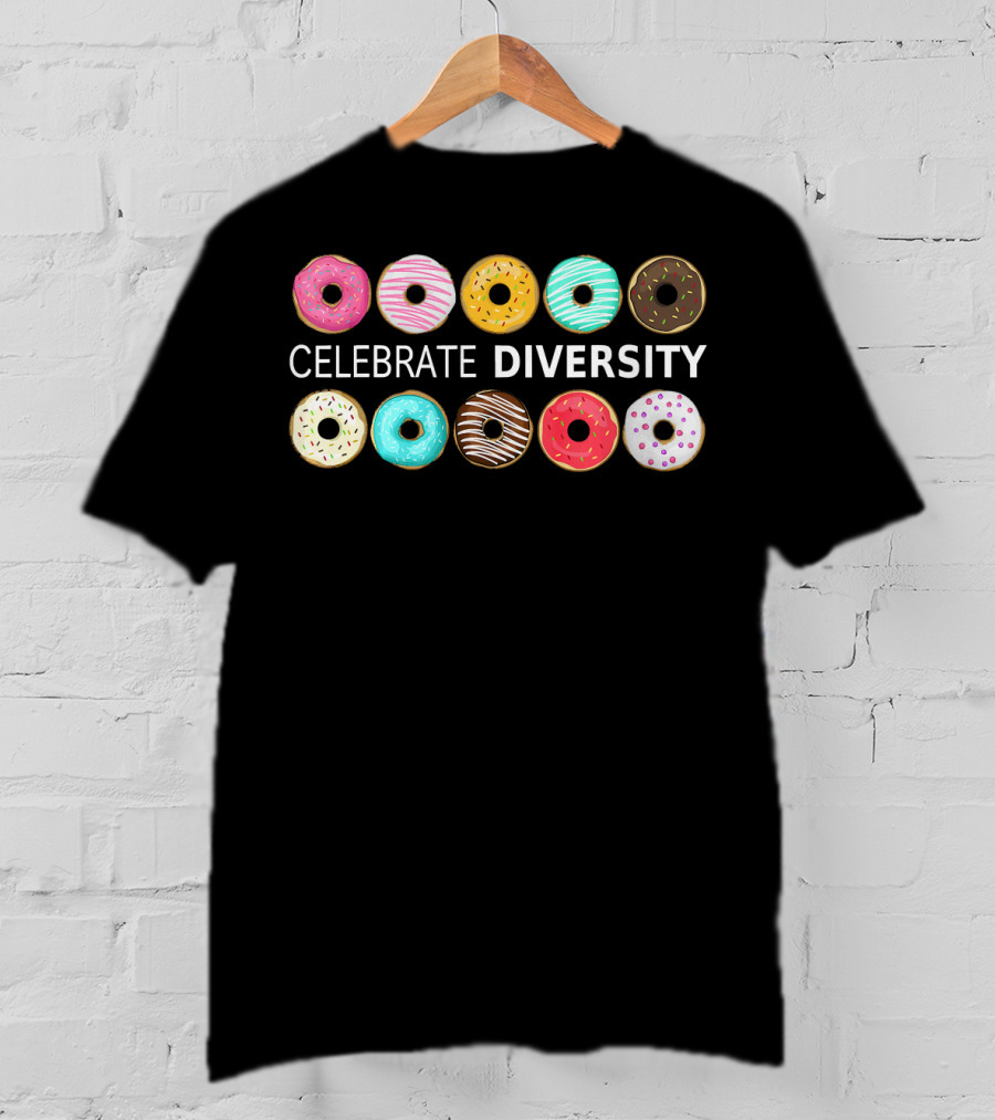 Celebrate Diversity With Colorful Donut Sprinkles T-Shirt