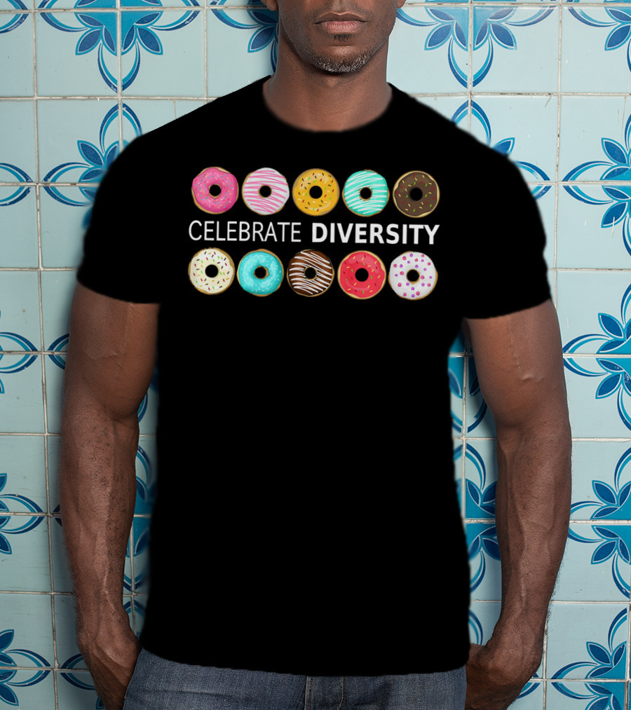 Celebrate Diversity With Colorful Donut Sprinkles T-Shirt