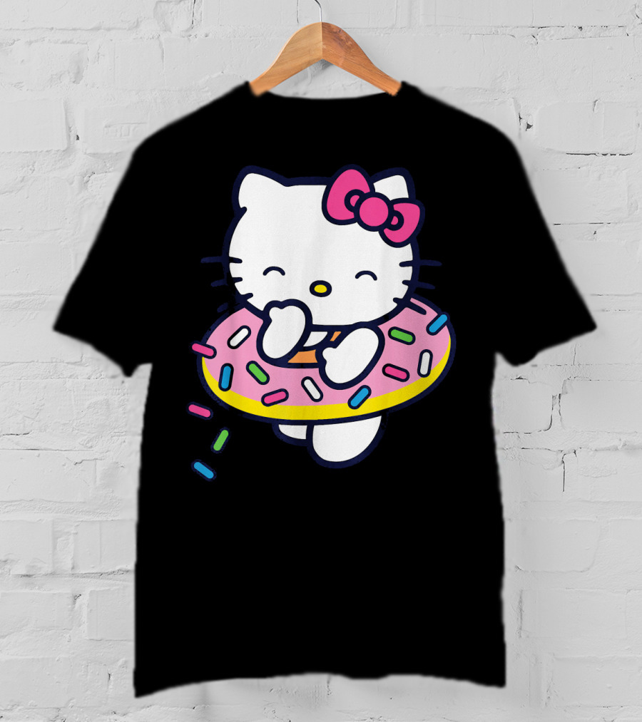 Hello Kitty Donut Floaty With Sprinkles Summer T-Shirt
