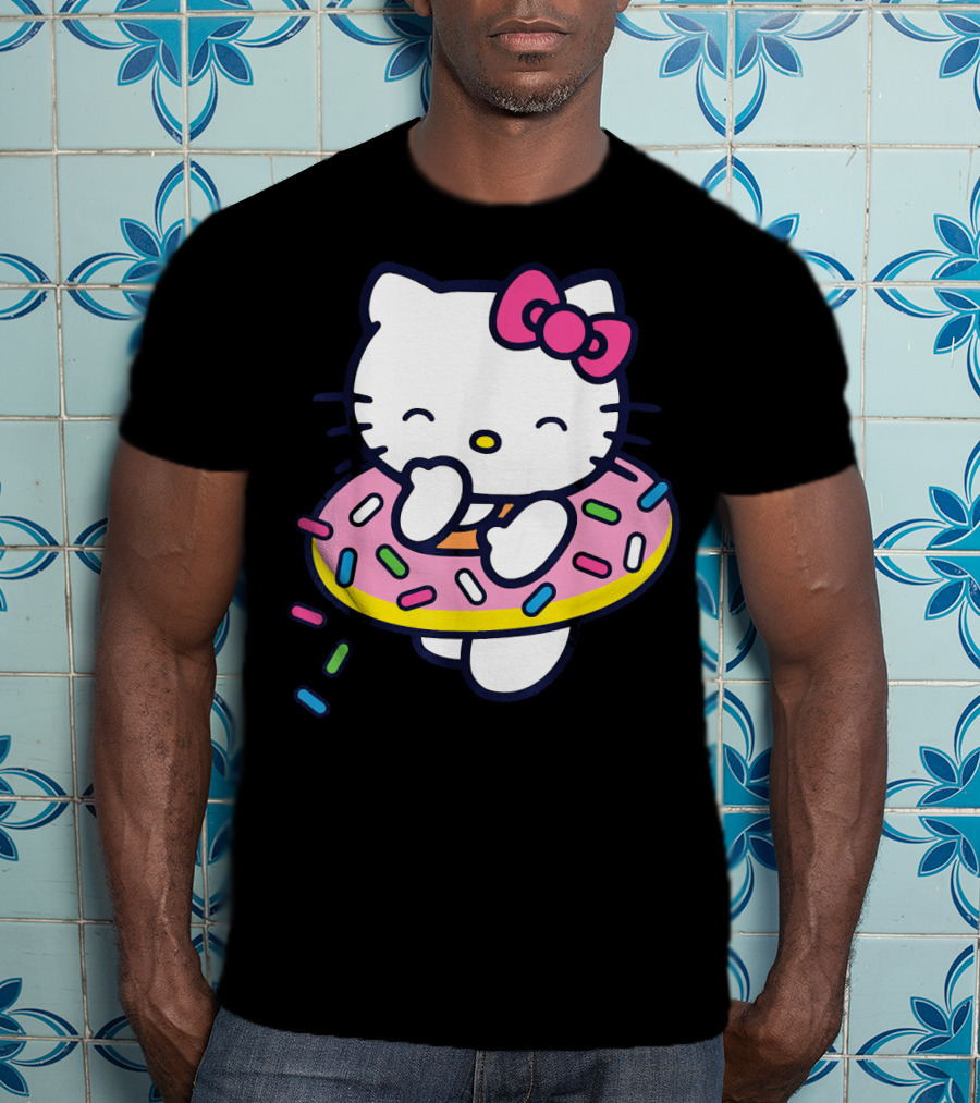 Hello Kitty Donut Floaty With Sprinkles Summer T-Shirt